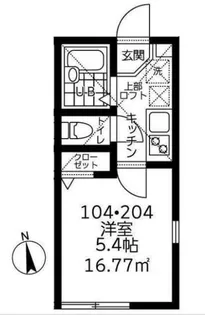 神奈川県横浜市西区元久保町【アパート】の間取り