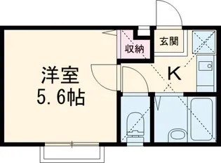 クレール中野【2階】の間取り