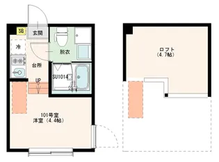 (仮称)北小岩六丁目8 Designer Apartment【1階】の間取り