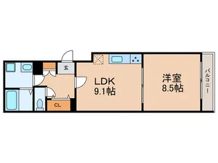 GRAN PASEO 文京小日向【4階】の間取り