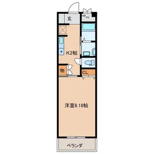 ビエナ岡本【3階】の間取り