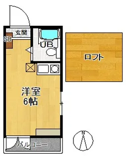マイプラン中野中央B棟【2階】の間取り