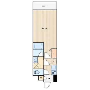 クレアポルテ川口元郷【2階】の間取り