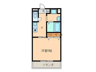 さくら館 大秋【2階】の間取り