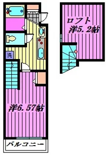Duo Court芝【1階】の間取り