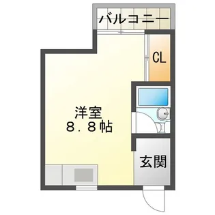 コーポHIRO【1階】の間取り