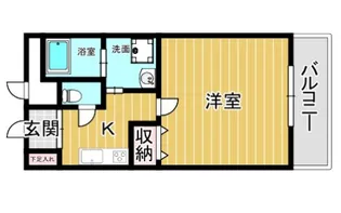 アンプルール フェール ヴェルジュ【1階】の間取り