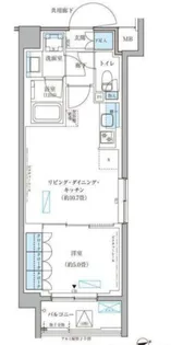 パークアクシス文京本郷【4階】の間取り