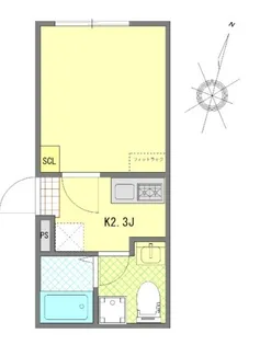 VIETA西小岩【2階】の間取り