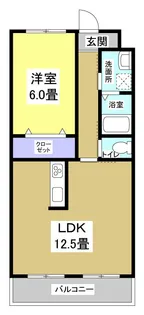 エストメンツ中泉【1階】の間取り