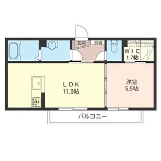 アクシス川越【3階】の間取り