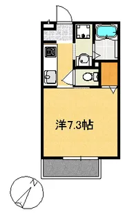 テハード ヴェルデ【2階】の間取り