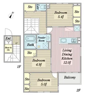 オリーブの間取り