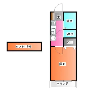 アクシスミシマ【2階】の間取り