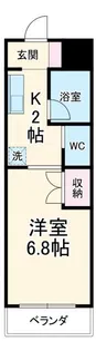 アパルタ・デ・カミノ【3階】の間取り