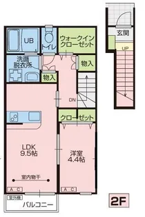 SUN PALACE北上II【2階】の間取り