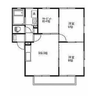 サンガーデン小金井 弐番館【2階】の間取り
