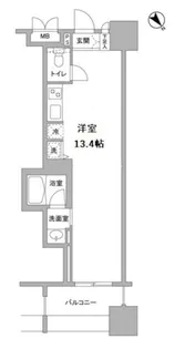 パークフラッツ横濱公園【5階】の間取り