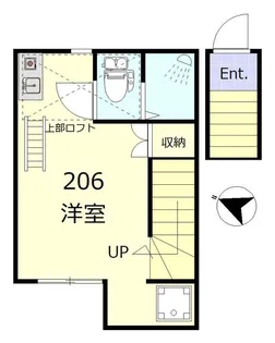 クアルト板橋【2階】の間取り