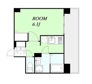 エスリード南森町【7階】の間取り