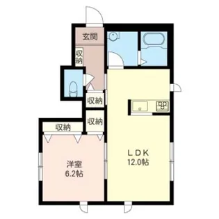 ShaMaison メゾンボヌール【1階】の間取り