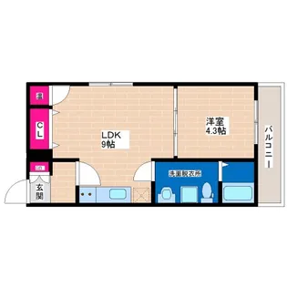 FmaisonLibleIII(エフメゾンリーブルIII)【2階】の間取り