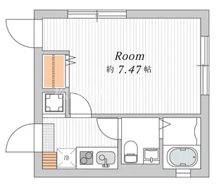 アプリコットハウス中野【2階】の間取り