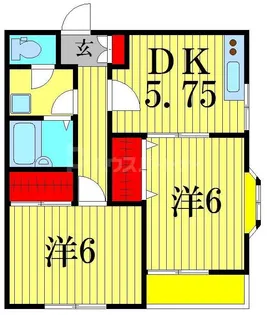 コートマグノーリアB【1階】の間取り