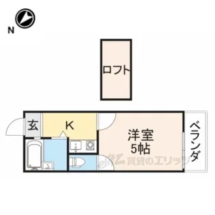 MAYUMIハイツ枚方12番館上島東町【1階】の間取り