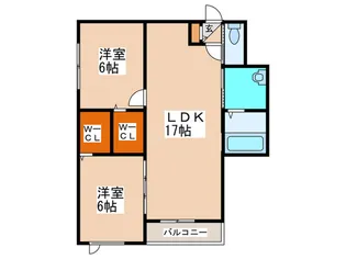ケントパレスI【2階】の間取り
