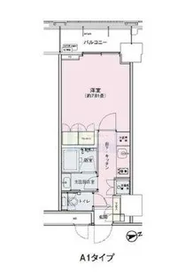 アンビエンテ駒込【6階】の間取り