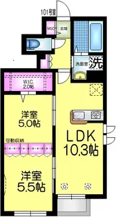 GRAN MAISON グランメゾン【1階】の間取り