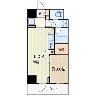 ザ・パークハビオ蕨【9階】の間取り