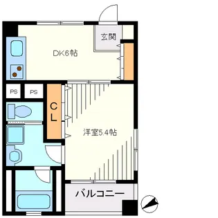 グリーンキャッスルサザナミI【3階】の間取り