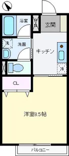 HALE-PONO【4階】の間取り