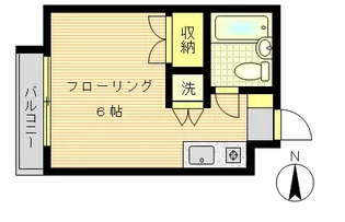 THREE EIGHT 丸茂【1階】の間取り