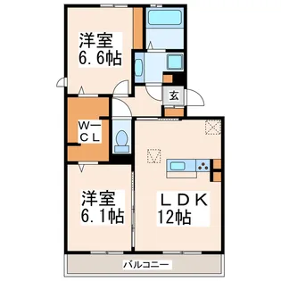 アミティエ【1階】の間取り