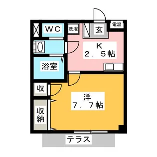 みんなのアパートメント【1階】の間取り