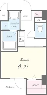 TOSHINCHO SK BLDG.(トウシンチョウエスケービルディン【3階】の間取り