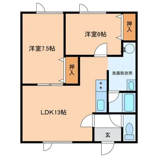 クアルト【2階】の間取り