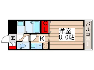 中村第一コ-ポ【1階】の間取り