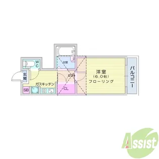 メゾン青山【2階】の間取り