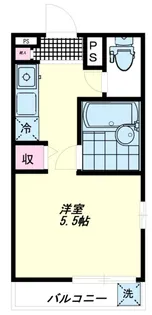 キャッスル廣瀬西蒲田(内見可能)【2階】の間取り
