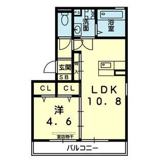 アーバン キューブ【3階】の間取り