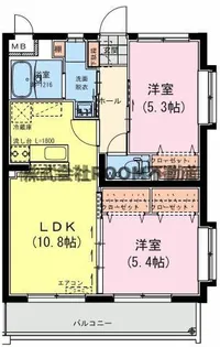 ヴァレンティノ【3階】の間取り