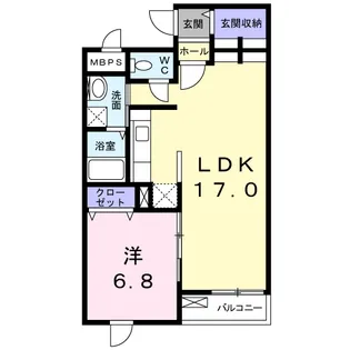 セレノアロッジオ7【2階】の間取り