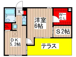 ブリックス幕張【1階】の間取り