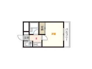 ヒルトップ平和台【2階】の間取り