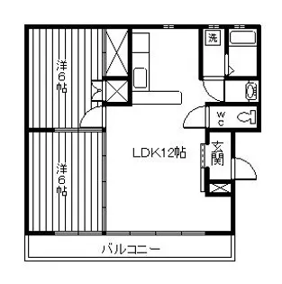 エルフォート ルミナスI【2階】の間取り