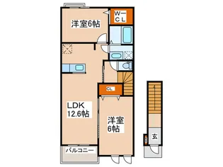 サンリット ガーデン【2階】の間取り